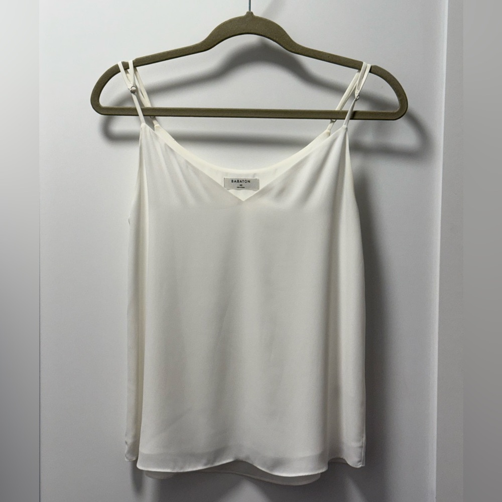 Babaton White Camisole Blouse - XS